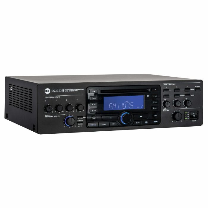 RCF 3 Zone mixer Amplifier And Mp3 Player ES 3323 II RCF ES 3323 II
