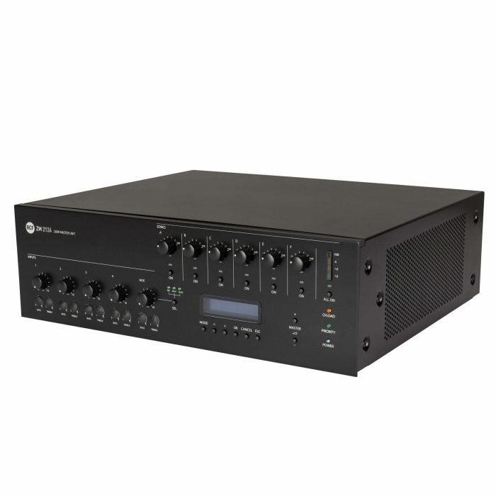 RCF 6 Zones Amplified Master Unit ZM 2124 RCF ZM 2124