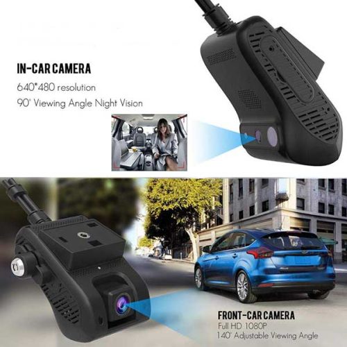Car Dash Camera Dual Lens with Live View and Recording - Image 2